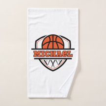 Cool Orange Black Basketball Sports