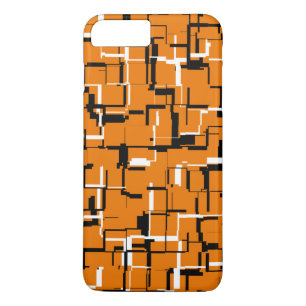 COOL Orange Black White iPhone 8 Plus/7 Plus Case
