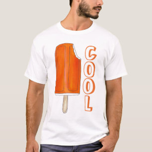 Cool Orange Popsicle Creamsicle T-Shirt