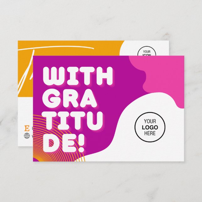 Cool Order Thank You For Choosing Us Colourful Car (Front/Back)