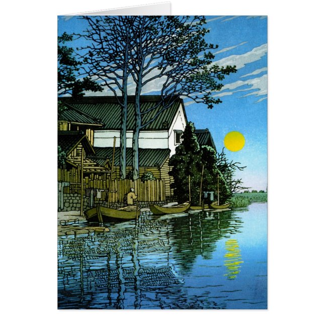 Cool oriental japanee classic scenery painting (Front)