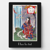 Cool oriental japanese classic geisha lady art