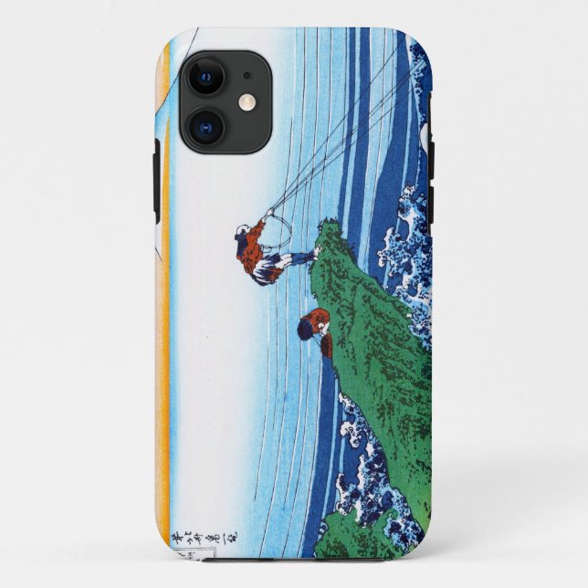 Cool oriental japanese Hokusai Fuji View landscape Case-Mate iPhone Case (Back)