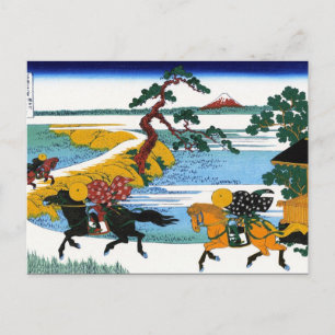 Cool oriental japanese Hokusai Fuji View landscape Postcard