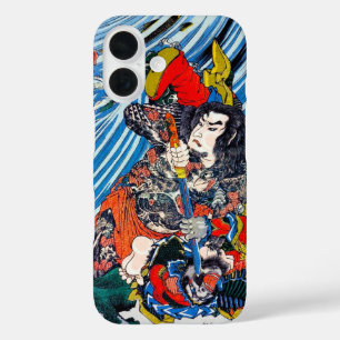 Cool oriental japanese Legendary Hero Samurai iPhone 16 Case