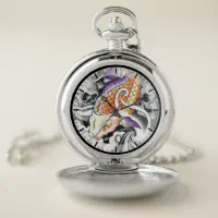 Fish discount pocket watch