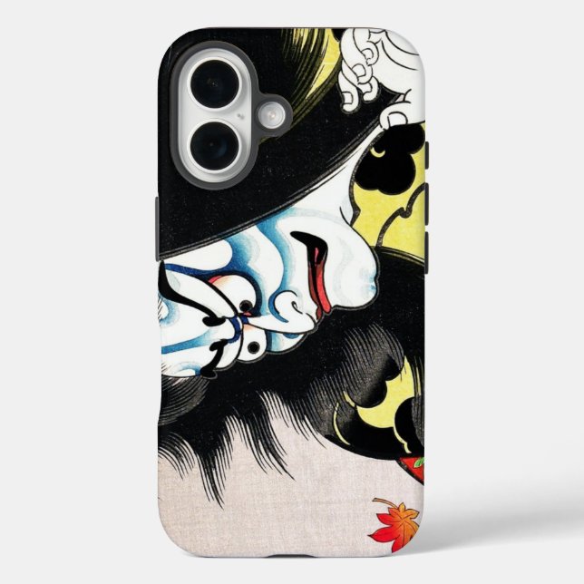 Cool oriental japanese Togakushi kabuki actor Case-Mate iPhone Case (Back)
