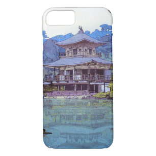 Cool oriental japanese watercolour temple painting iPhone 8/7 case