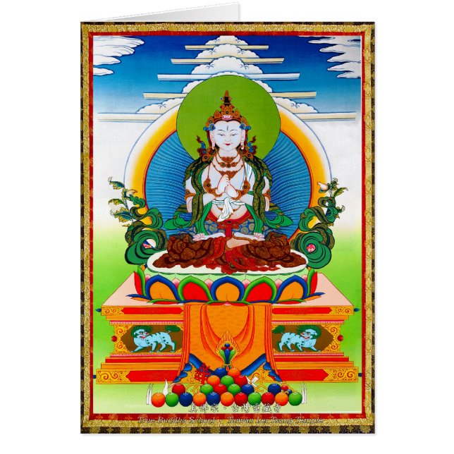 Cool oriental tibetan thangka Buddha Locani (Front)
