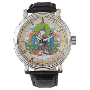 Cool oriental tibetan thangka god tattoo art watch