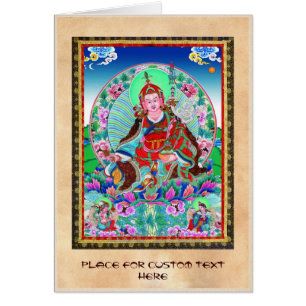 Cool oriental tibetan thangka Padmasambhava