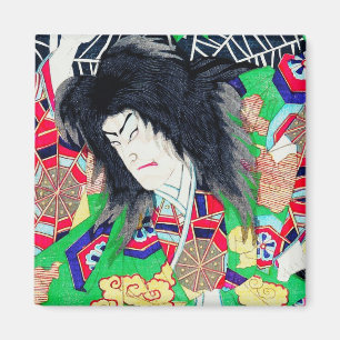 Cool oriental Yoshitoshi Kabuki Actor japan art Magnet