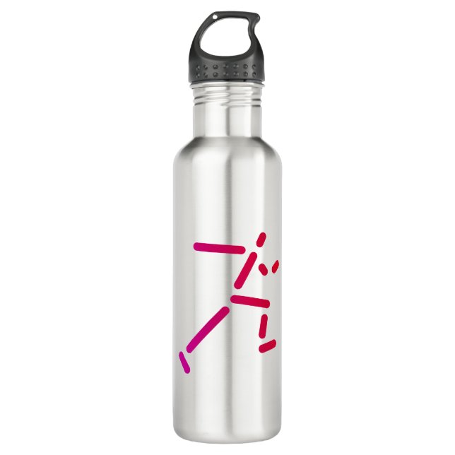 Cool original unique Triathlon Water Bottle (Front)