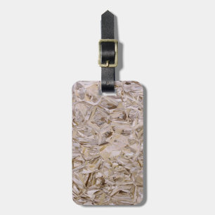 Cool OSB Construction Plywood Texture Print Luggage Tag