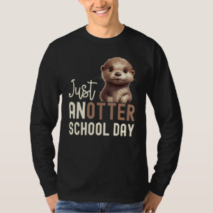 Cool Otter For Boys Girls Men Kids Vintage Sea Ott T-Shirt
