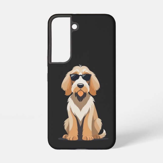 Cool Otterhound with Sunnies Samsung Galaxy S22 Case (Back)