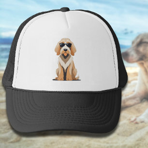 Cool Otterhound with Sunnies Trucker Hat