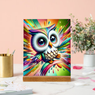Cool Owl  Acrylic Sign