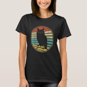Cool Owl Retro Vintage 70s 80s Aves Bird Owl Fun T-Shirt