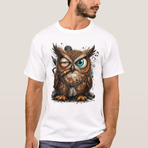 Cool Owl Streetwear T-Shirt – Urban Style Design