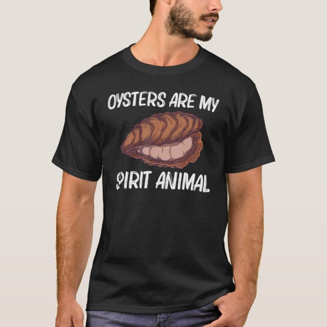 Cool Oyster For Men Women Oyster Shucker Clam Shel T-Shirt (Front)
