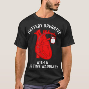 Cool Pacemaker Art For Men Women Artificial Heart  T-Shirt