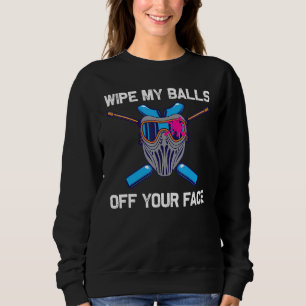 Cool Paintball For Men Women Paint Weapon Tactical Sweatshirt
