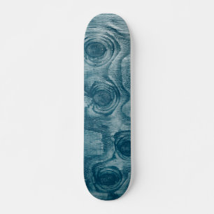 Cool Painted Wood Grain Knot Texture Skateboard