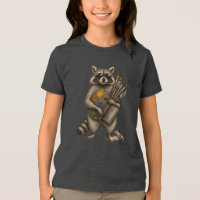 Cool Painter Racoon Illustration