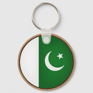 Cool Pakistan Flag Seal Key Ring