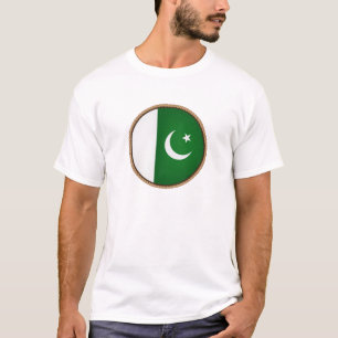 Cool Pakistan Flag Seal T-Shirt