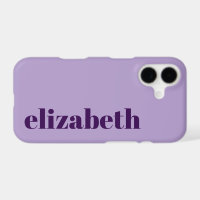 Cool Pale Purple and Dark Purple Name Template