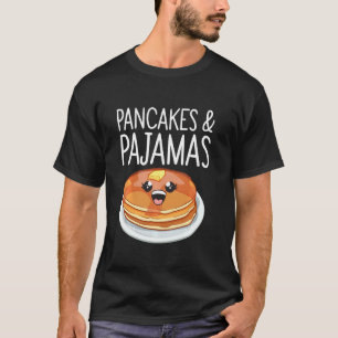 Cool Pancake Men Women Breakfast Pajama Slumber Pa T-Shirt