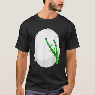 Cool Panda Bear Halloween Costume Body Funny Lazy  T-Shirt