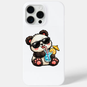 Cool Panda Drink iPhone 15 Pro Max Case
