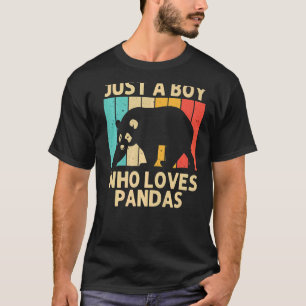 Cool Panda For Kids Boys Panda Bear Animal  Zookee T-Shirt