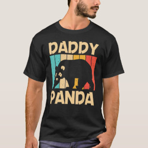 Cool Panda For Men Dad Panda Bear Animal Zookeepe T-Shirt