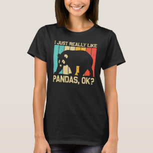 Cool Panda For Men Women Panda Bear Animal Zooke T-Shirt