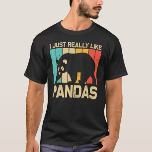 Cool Panda For Men Women Panda Bear Animal  Zookee T-Shirt