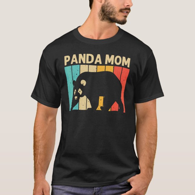 Cool Panda For Mom Mother Panda Bear Animal  Zooke T-Shirt (Front)