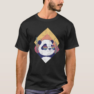 Cool Panda - Retro Funny Panda Bear In Sunglasses T-Shirt