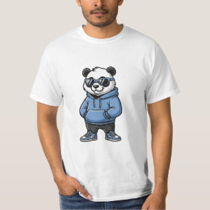 Cool Panda Streetwear Illustration – Unisex T-Shirt
