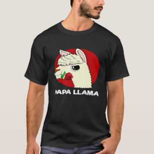 Cool Papa Llama Mens Animal Lover T-Shirt