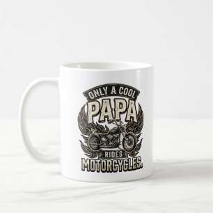 Cool Papa Motorcycle Vintage Biker Coffee Mug