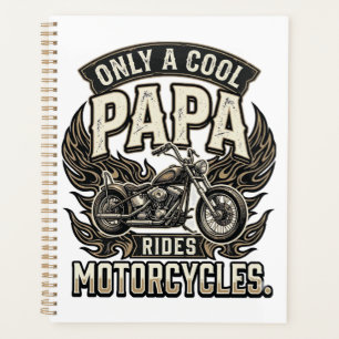 Cool Papa Motorcycle Vintage Biker Planner