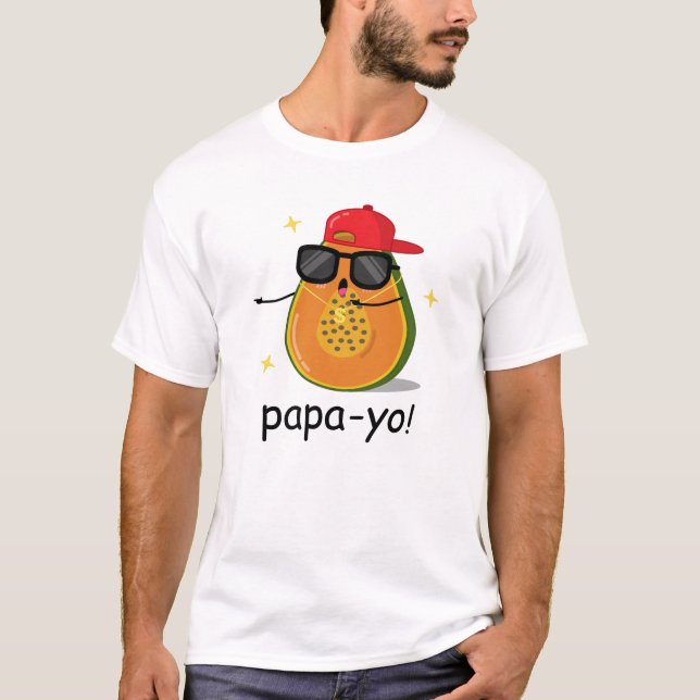 Cool Papaya Pun T-Shirt (Front)