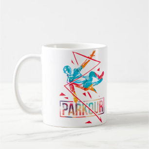 Cool Parcouring Parkour Extreme Athletes Coffee Mug