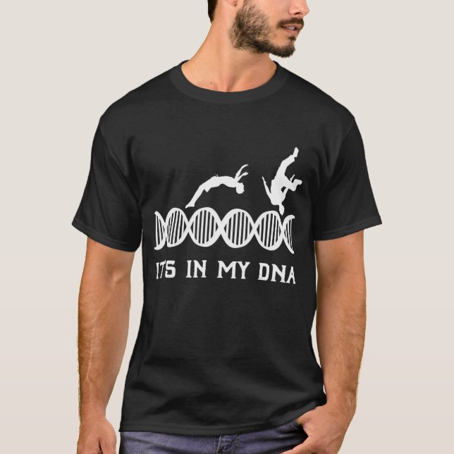 Cool Parkour Freestyle City Runner Training Traceu T-Shirt (Front)