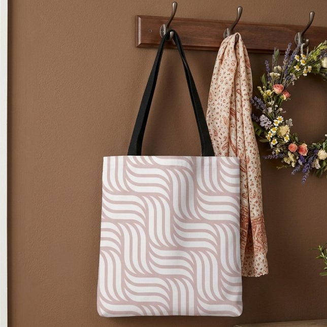 Cool pastel pattern modern shopping bag  (Creator Uploaded)