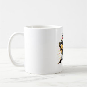 Cool Patriotic Eagle with Sunglasses Coffee Mug